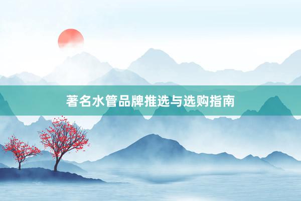 著名水管品牌推选与选购指南
